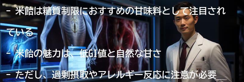 米飴の注意点と副作用についての要点まとめ