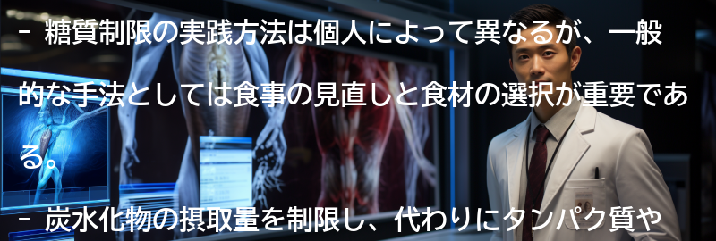 糖質制限の実践方法の要点まとめ