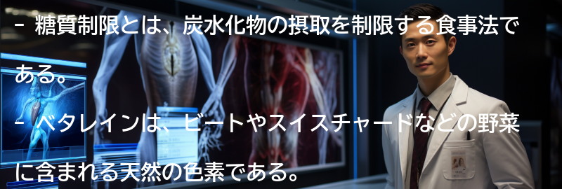 糖質制限とベタレインの組み合わせの効果の要点まとめ