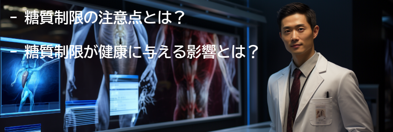 糖質制限の注意点と健康への影響についての要点まとめ
