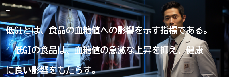 低GIとは何か?の要点まとめ