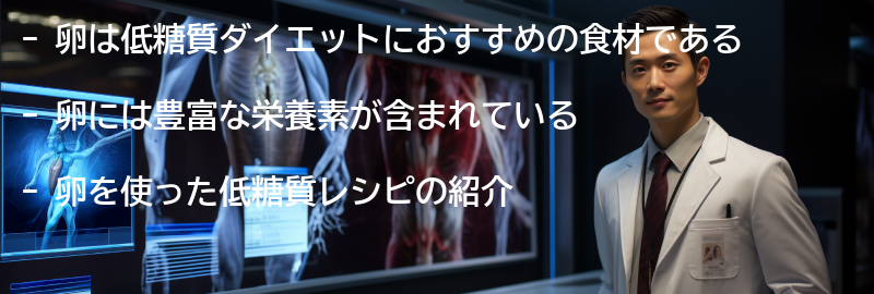 卵を活用した低糖質レシピの要点まとめ