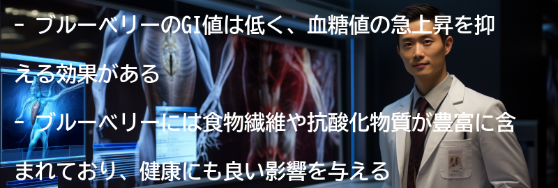 ブルーベリーのGI値とは?の要点まとめ