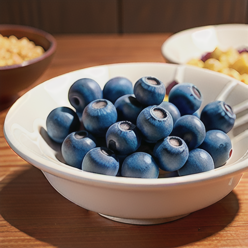 ブルーベリーを使った低GIレシピの紹介