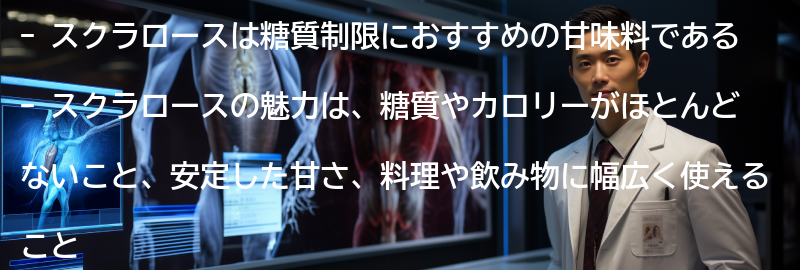スクラロースの注意点と副作用の要点まとめ