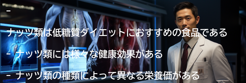 ナッツ類の健康効果とは?の要点まとめ