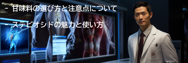 甘味料の選び方と注意点の要点まとめ