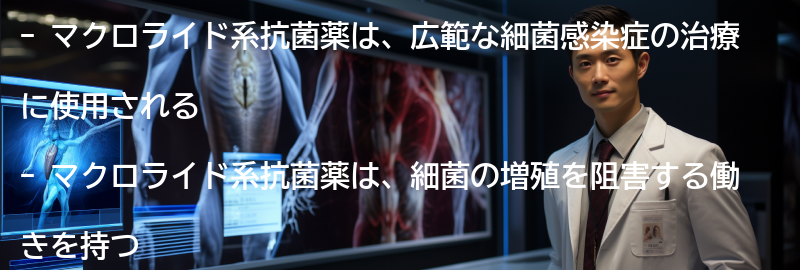 マクロライド系抗菌薬とは何か？の要点まとめ