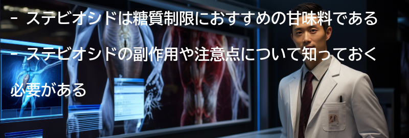 ステビオシドの副作用や注意点の要点まとめ