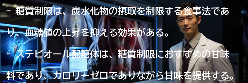 糖質制限とは何か?の要点まとめ