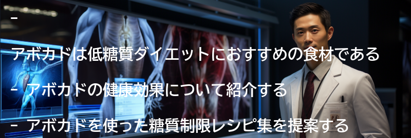 アボカドを使った糖質制限レシピ集の要点まとめ