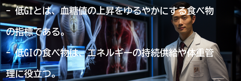 低GIとは何か?の要点まとめ