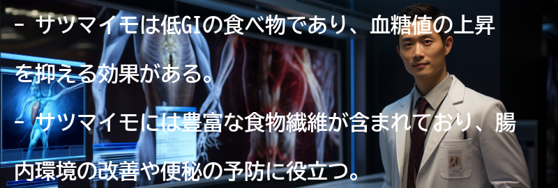 サツマイモの健康効果の要点まとめ