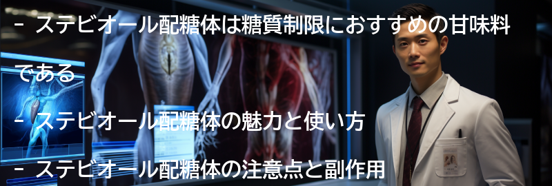 ステビオール配糖体の注意点と副作用の要点まとめ