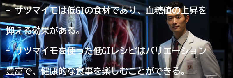 サツマイモを使った低GIレシピの要点まとめ