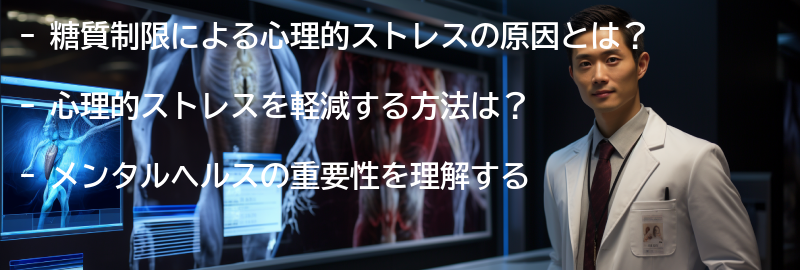 心理的ストレスを軽減する方法の要点まとめ