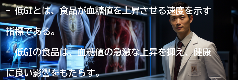 低GIとは何か?の要点まとめ