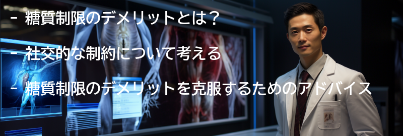 糖質制限のデメリットを克服するためのアドバイスの要点まとめ