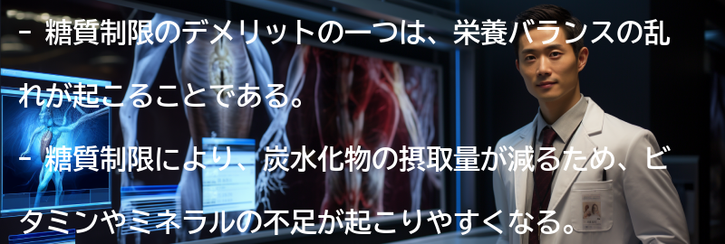 栄養バランスの乱れとはの要点まとめ