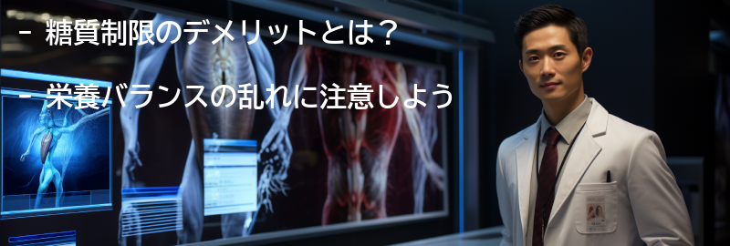 糖質制限のデメリットを克服するための食事の工夫の要点まとめ