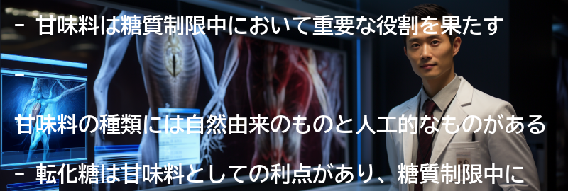 甘味料の役割と種類の要点まとめ