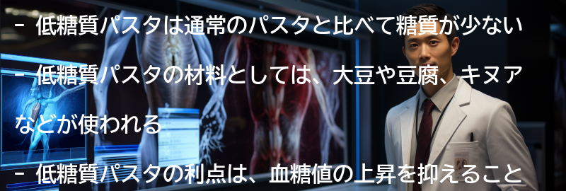 低糖質パスタとは何か?の要点まとめ