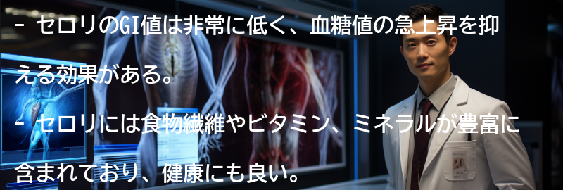 セロリのGI値とは?の要点まとめ
