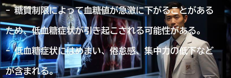 糖質制限が低血糖症状を引き起こす理由の要点まとめ