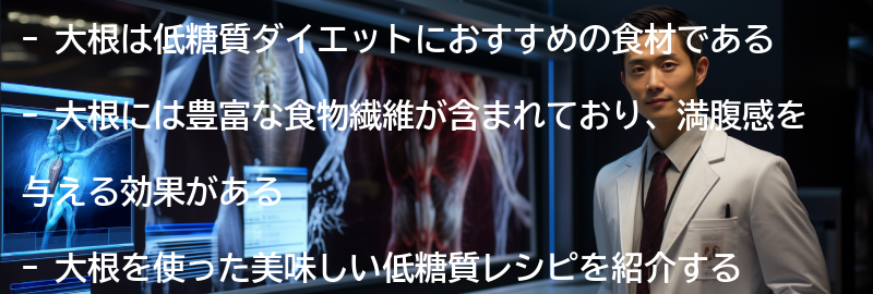 大根を使った低糖質レシピ集の要点まとめ