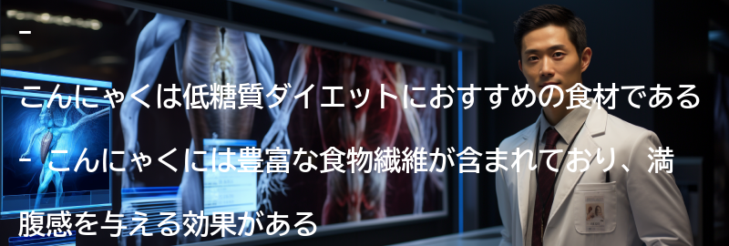 こんにゃくの栄養価と効果の要点まとめ