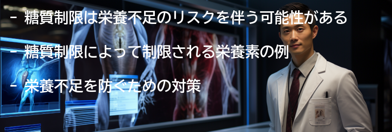 糖質制限による栄養不足のリスクの要点まとめ