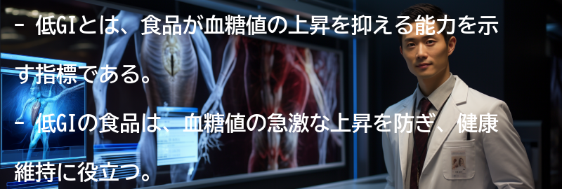 低GIとは?血糖値の上昇を抑える重要な指標の要点まとめ