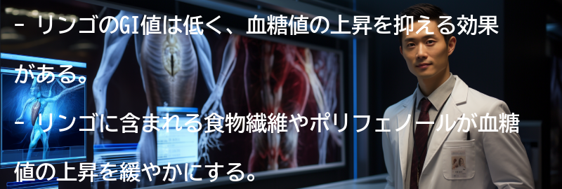 リンゴのGI値と血糖値への影響の要点まとめ