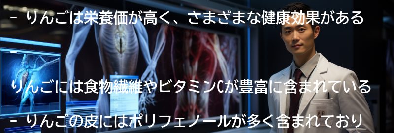 りんごの健康効果とは?の要点まとめ