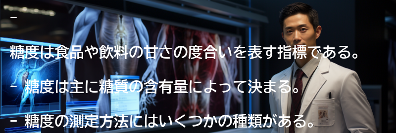 糖度とは何か?の要点まとめ