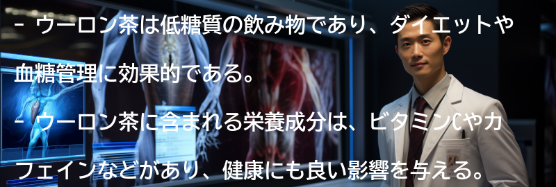 ウーロン茶の栄養成分と糖質量の要点まとめ