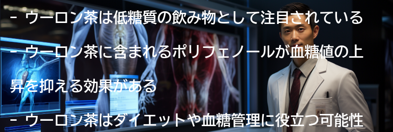 ウーロン茶の低糖質効果の要点まとめ