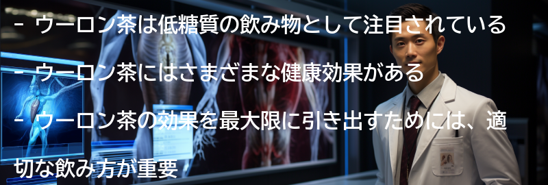 ウーロン茶の健康効果の要点まとめ