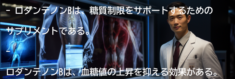 ロダンテノンBの効果とはの要点まとめ