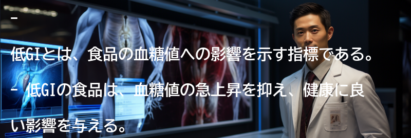 低GIとは何か？の要点まとめ