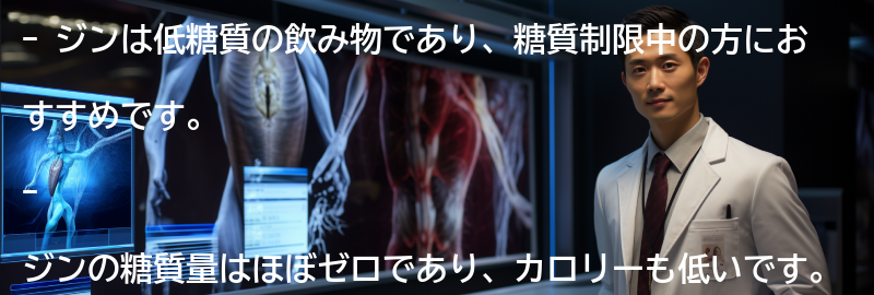 ジンの糖質量と栄養価についての要点まとめ