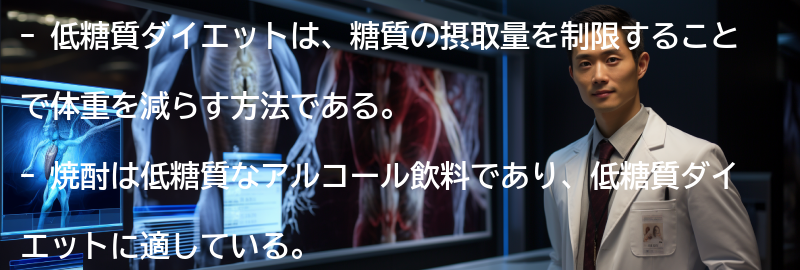 低糖質ダイエットとは?の要点まとめ