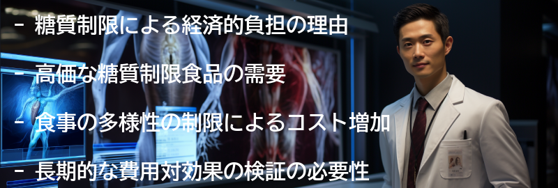糖質制限による経済的負担の理由の要点まとめ