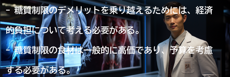 糖質制限のデメリットを乗り越えて健康的な生活を送るためのヒントの要点まとめ