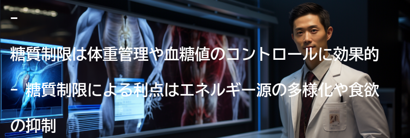 糖質制限の効果と利点の要点まとめ