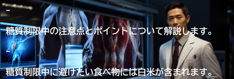糖質制限中の注意点とポイントの要点まとめ