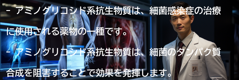 アミノグリコシド系抗生物質とは何ですか？の要点まとめ