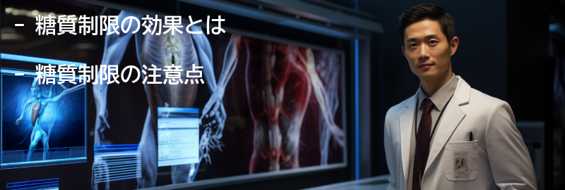 糖質制限の効果と注意点の要点まとめ