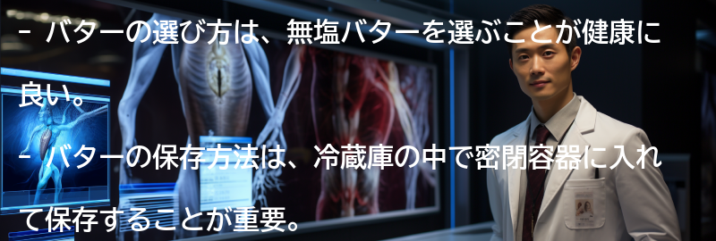 バターの選び方と保存方法の要点まとめ