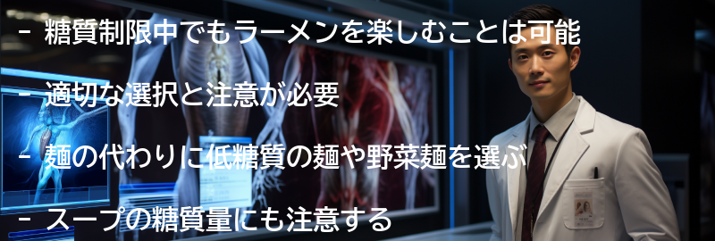 ラーメンを食べる際の注意点の要点まとめ
